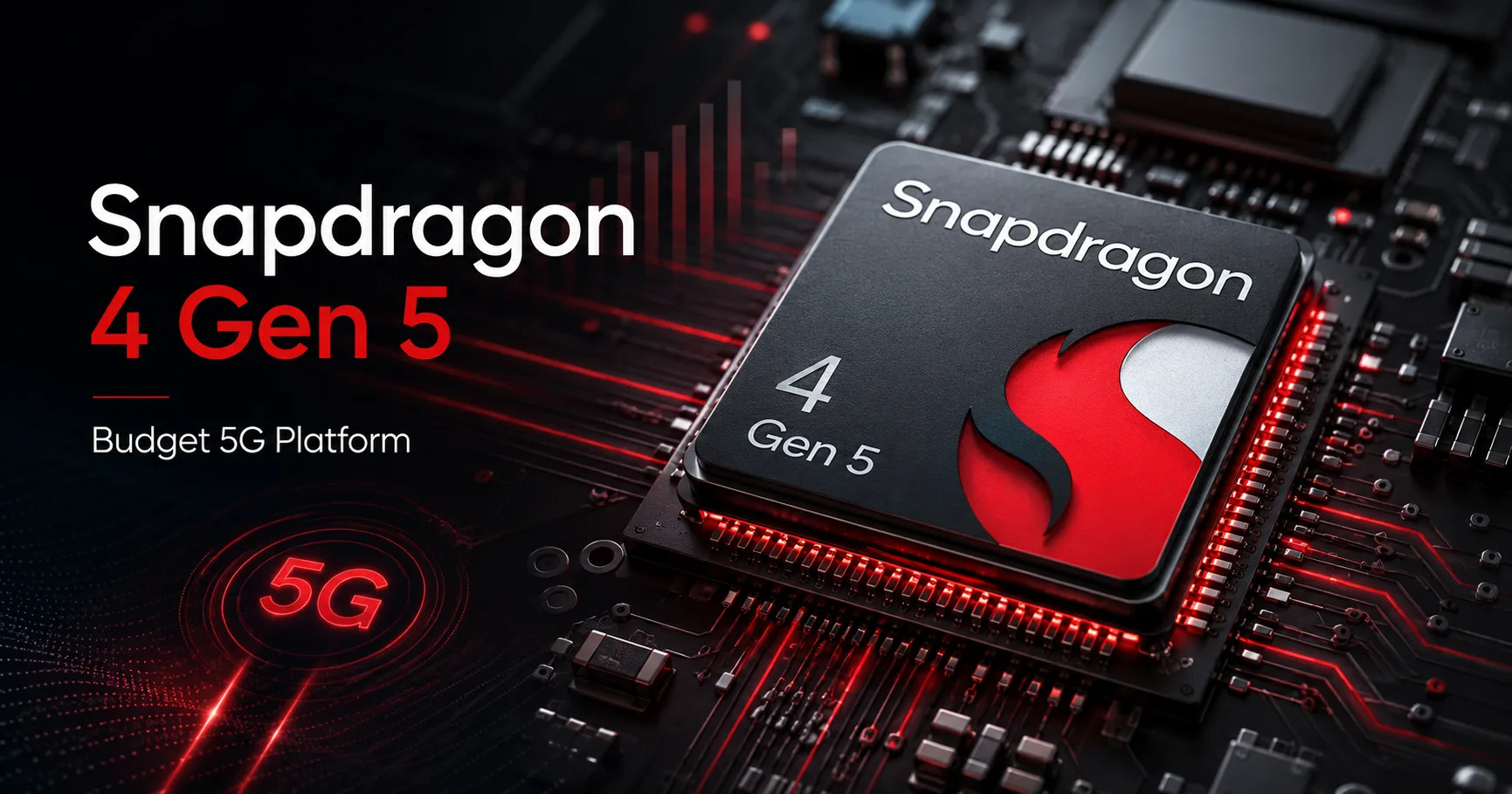 Hiệu năng: Snapdragon 4 Gen 5 dành cho tác vụ cơ bản