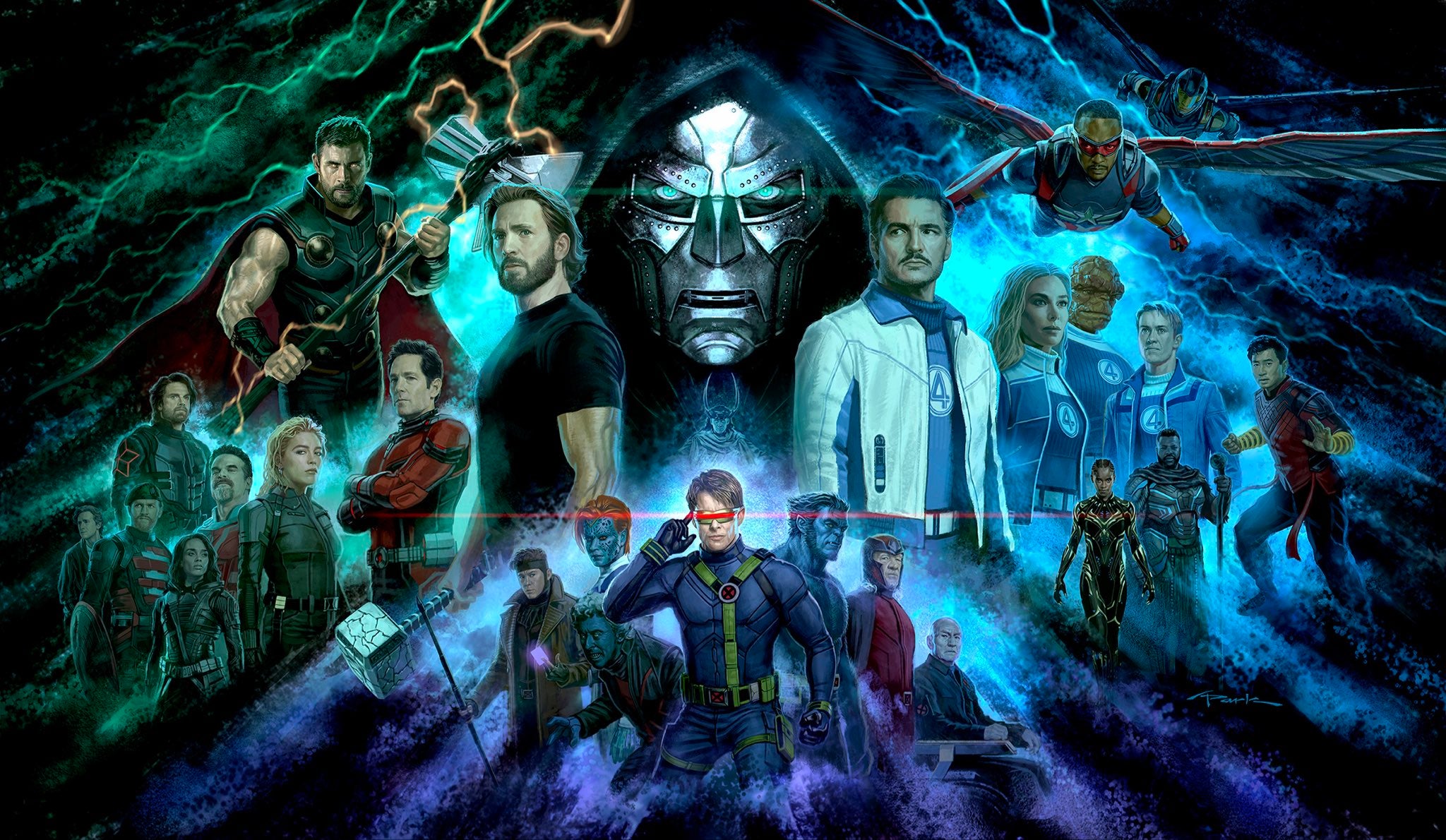 Khi Avengers, X-Men Và Fantastic Four Chung Một Khung Hình