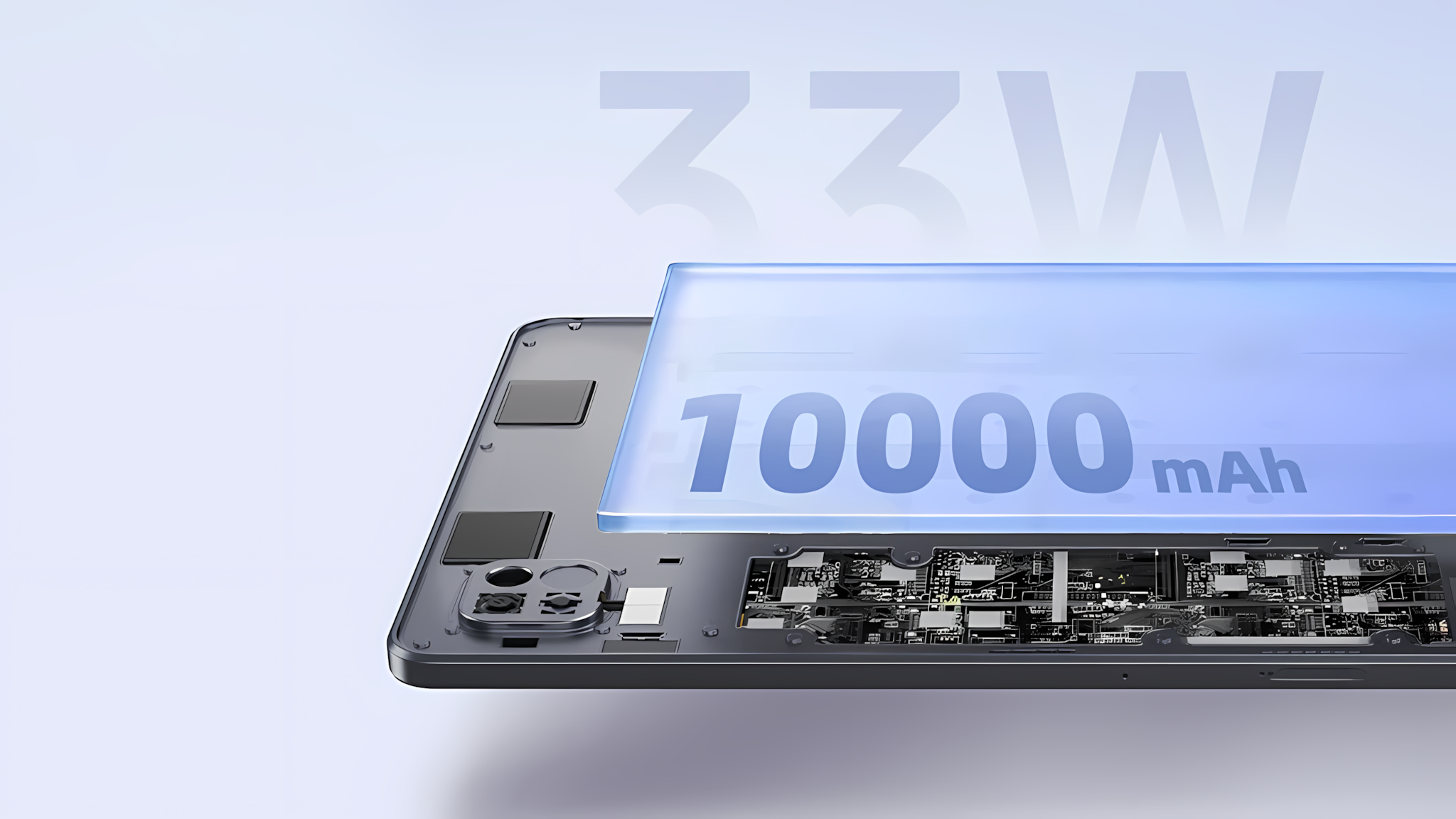 Pin 10.000mAh và sạc 33W