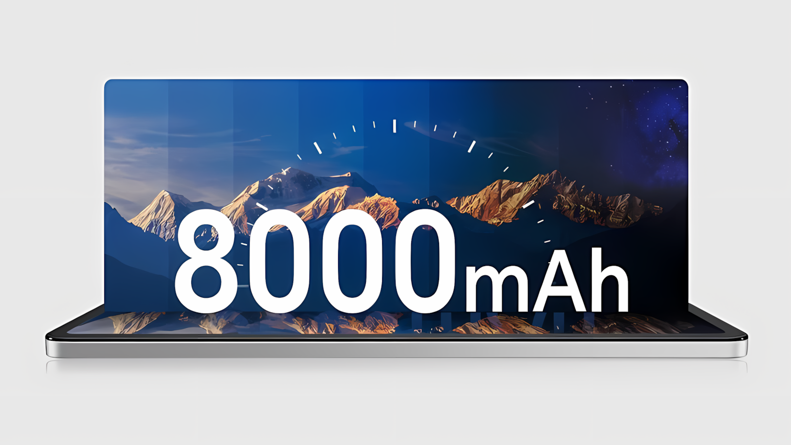 Pin 8.000mAh là mức lớn ở phân khúc phổ thông