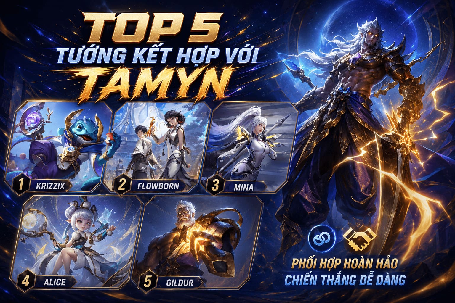 Top Tướng kết hợp với Tamyn
