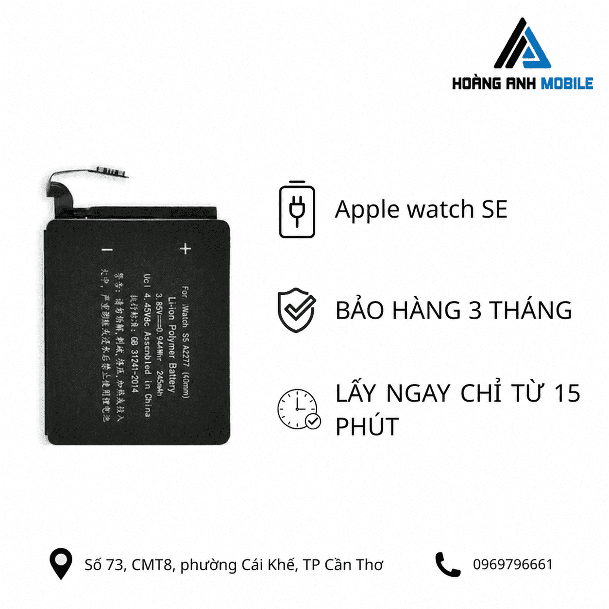 Thay Pin Apple Watch SE 44mm