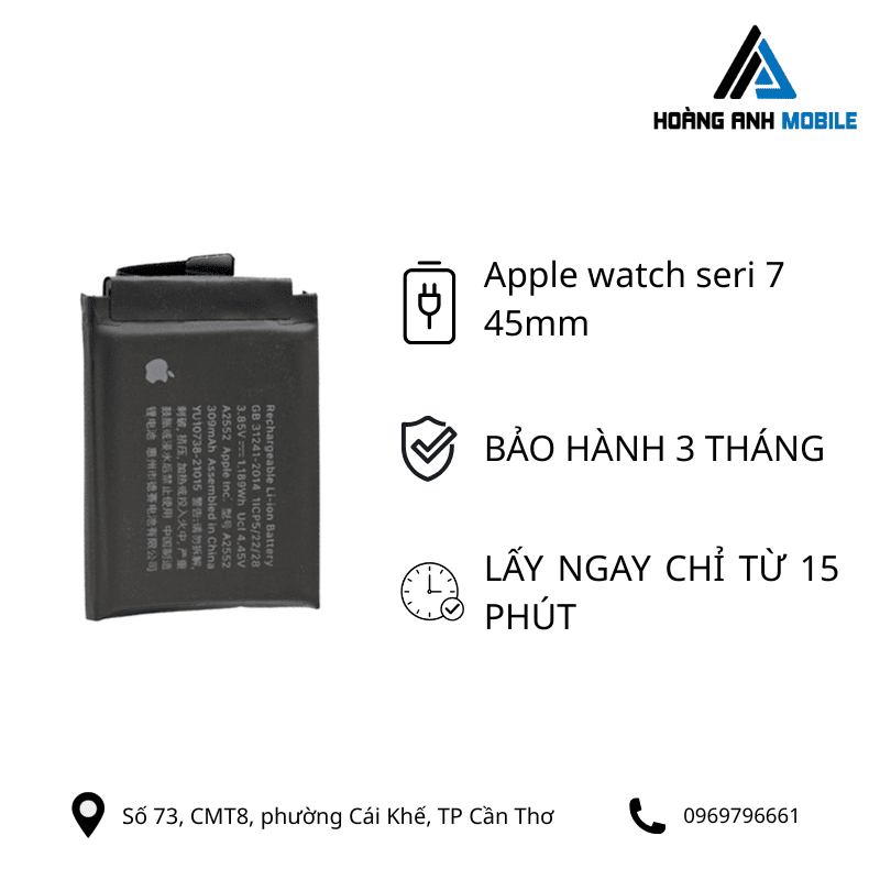 Thay Pin Apple Watch Seri 7 (45mm)