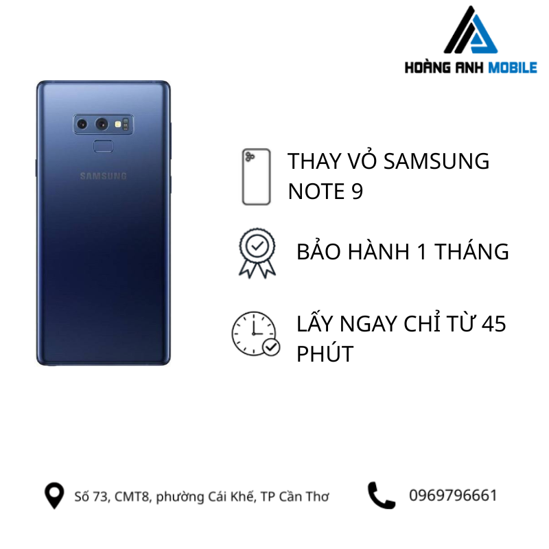 Thay vỏ Samsung Note 9