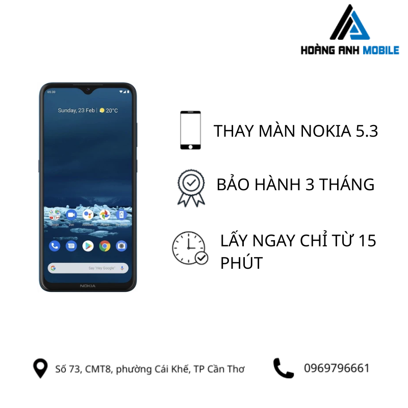 Thay màn hình Nokia 5.3