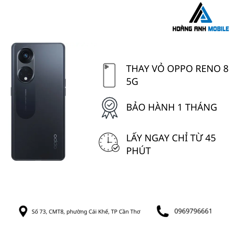 Thay vỏ Oppo Reno 8 5G