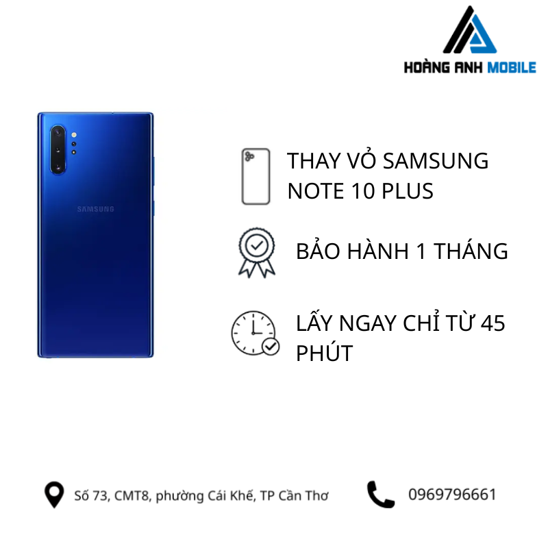 Thay vỏ Samsung Note 10 Plus