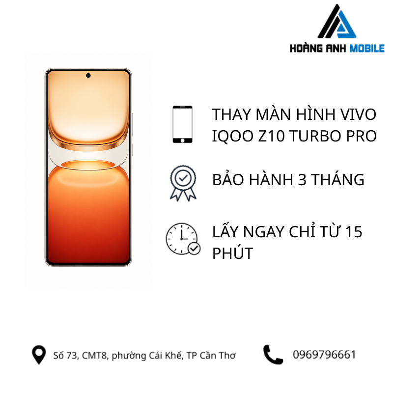 Thay màn hình IQOO Z10 Turbo Pro