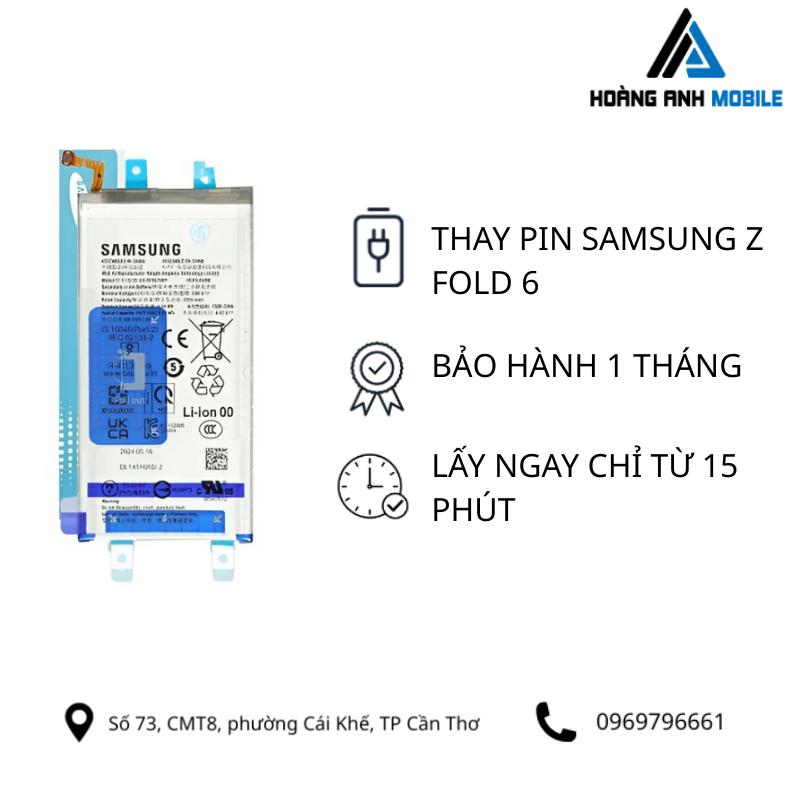 Thay Pin Samsung Z Fold 6
