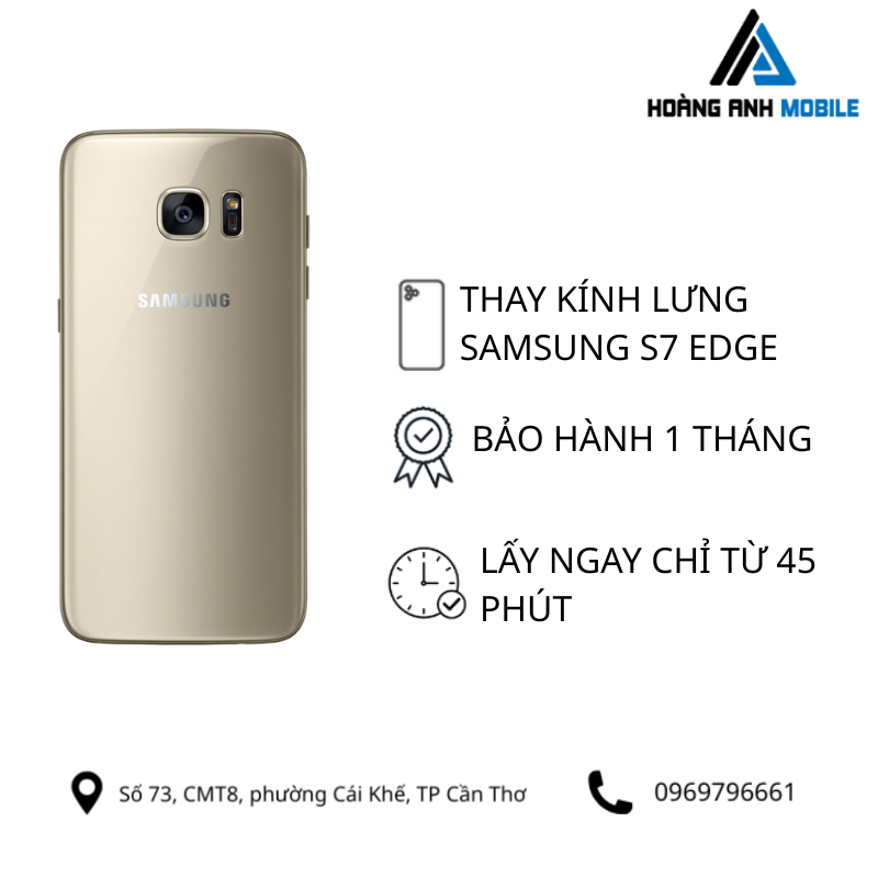 Thay kính lưng Samsung S7 Edge