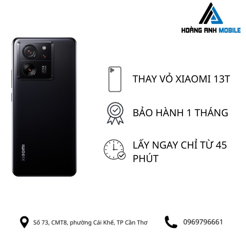 Thay vỏ Xiaomi 13T