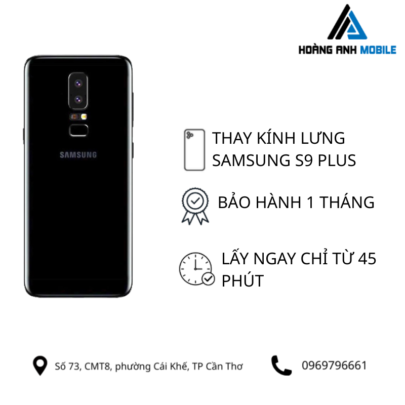 Thay kính lưng Samsung S9 Plus