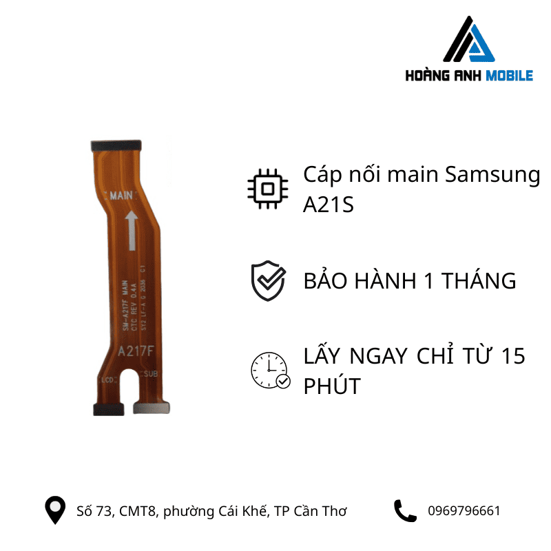 Cáp nối main Samsung A21S