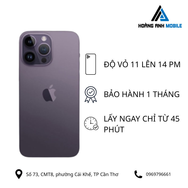 Độ vỏ iPhone 11 Pro Max lên 12ProMax/13ProMax/14ProMax