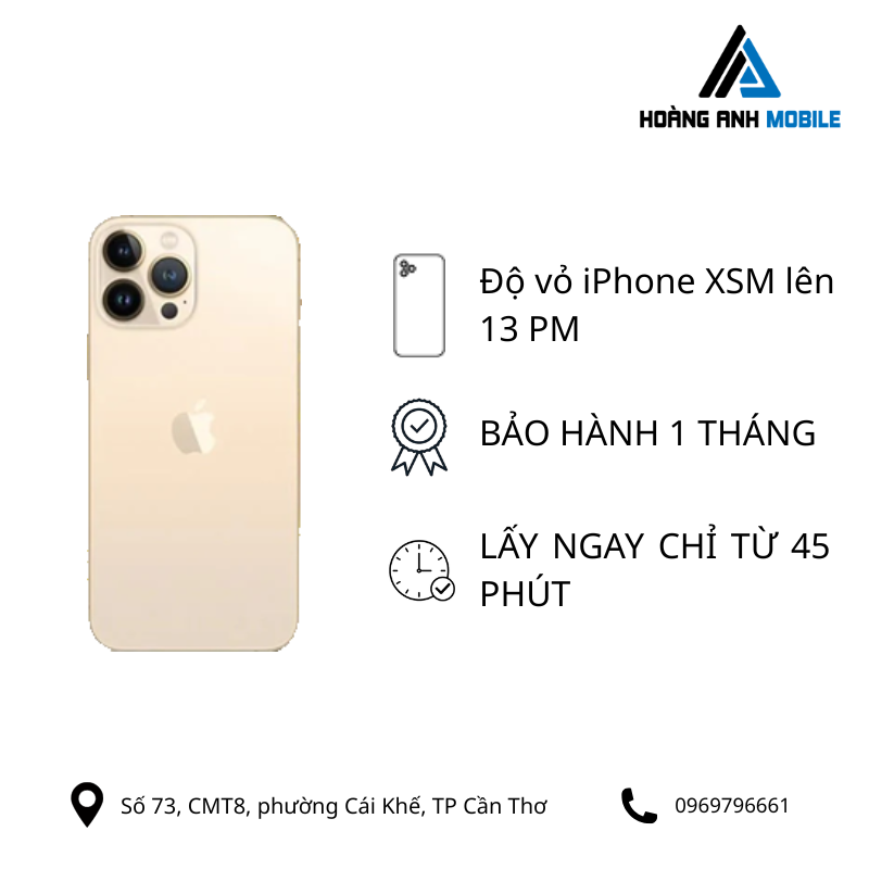 Độ vỏ XS Max lên 13 ProMax/14ProMax
