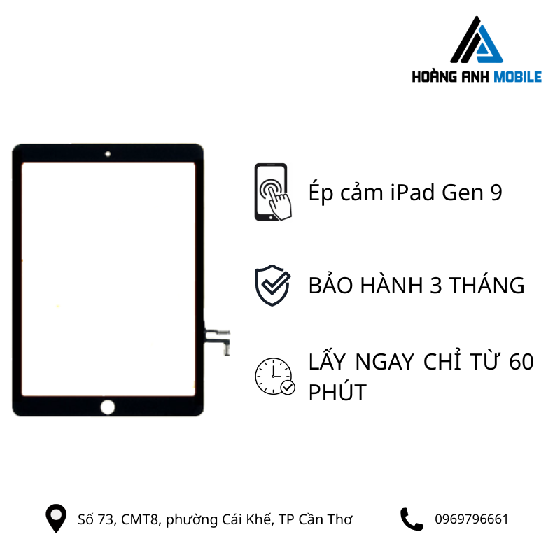 Ép cảm iPad Gen 9
