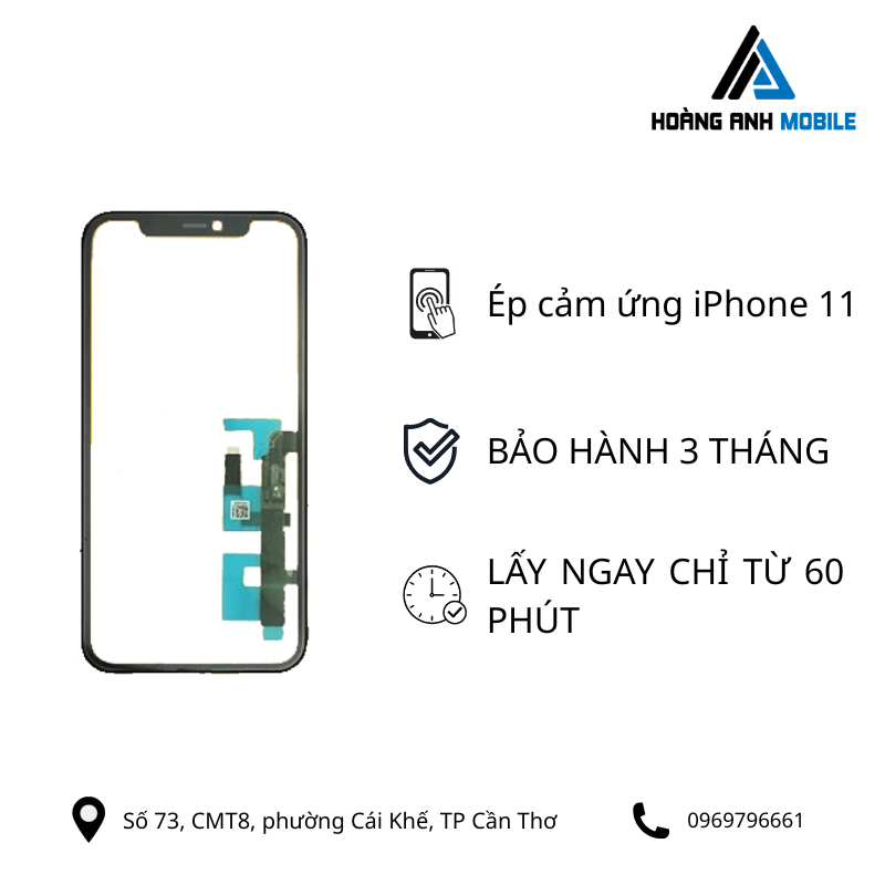 Ép cảm ứng iPhone 11