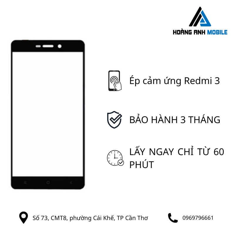 Ép cảm ứng Redmi 3