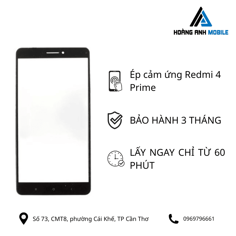 Ép cảm ứng Redmi 4 Prime