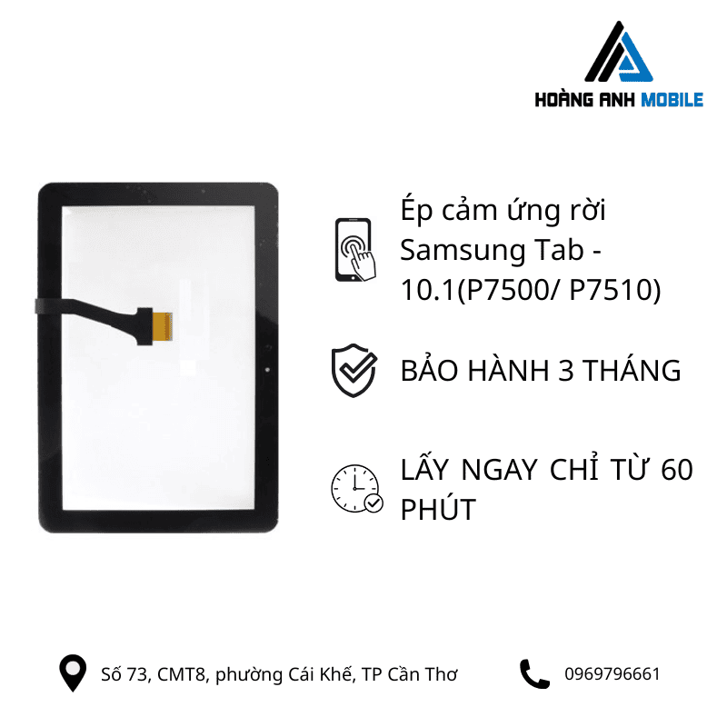 Ép cảm ứng rời Samsung Tab - 10.1(P7500/ P7510)
