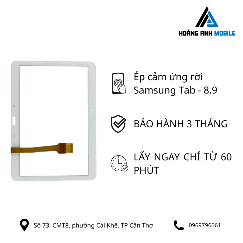 Ép cảm ứng rời Samsung Tab - 8.9