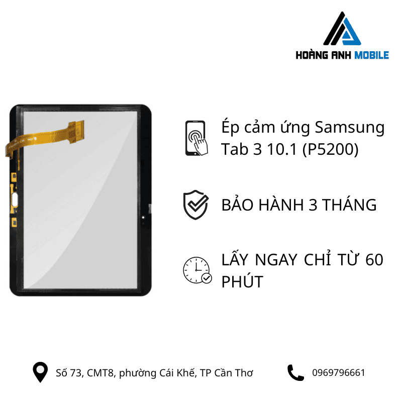 Ép cảm ứng Samsung Tab 3 10.1 (P5200)