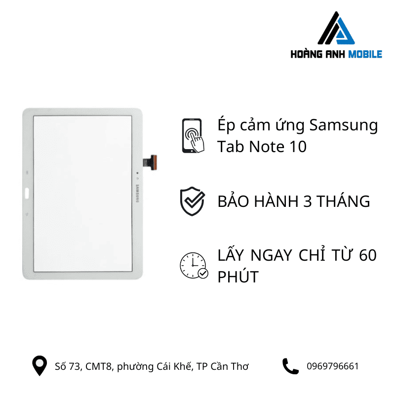 Ép cảm ứng Samsung Tab Note 10