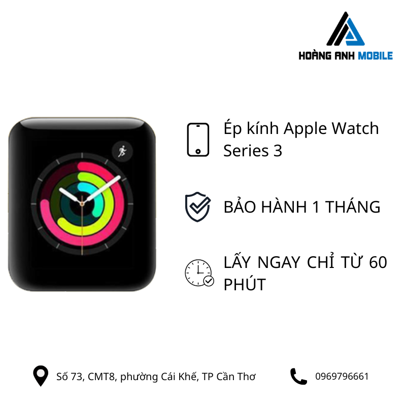 Ép kính Apple Watch Series 3