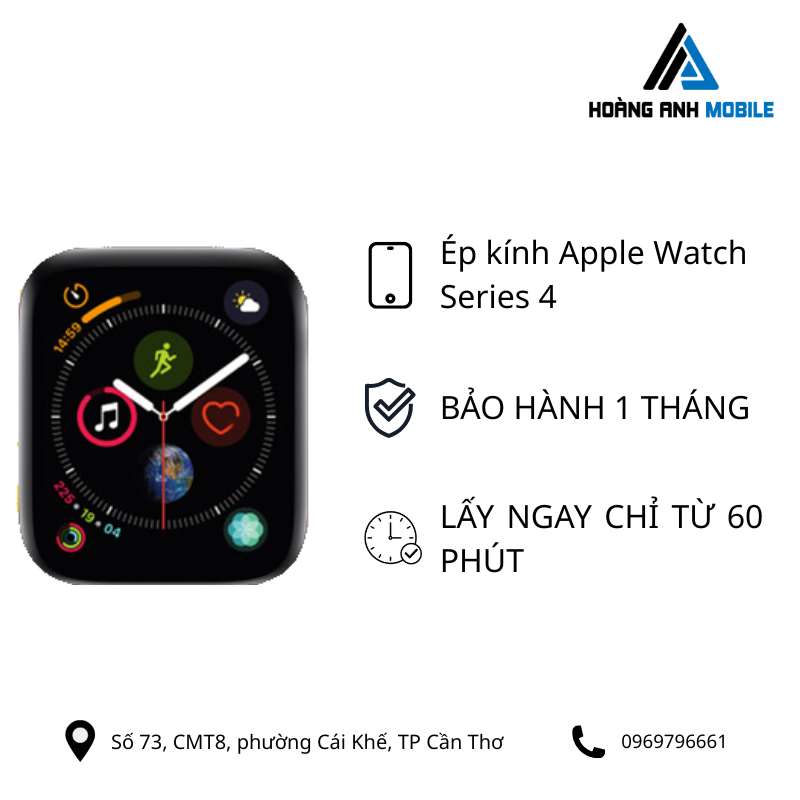 Ép kính Apple Watch Series 4