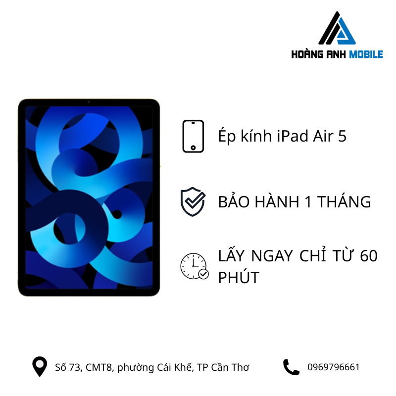 Ép kính iPad Air 5