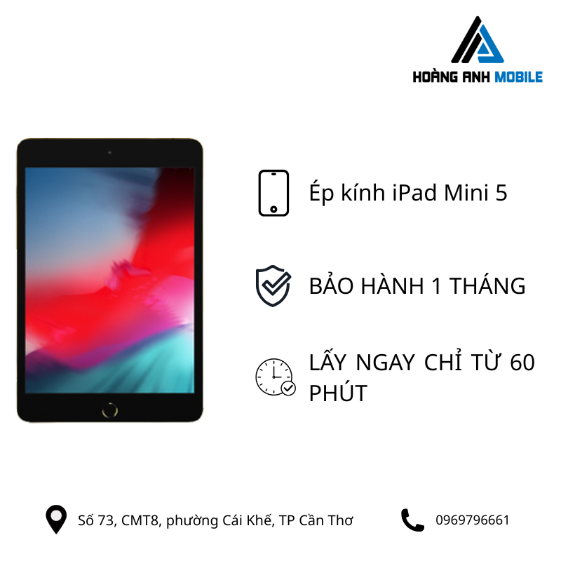 Ép kính iPad Mini 5