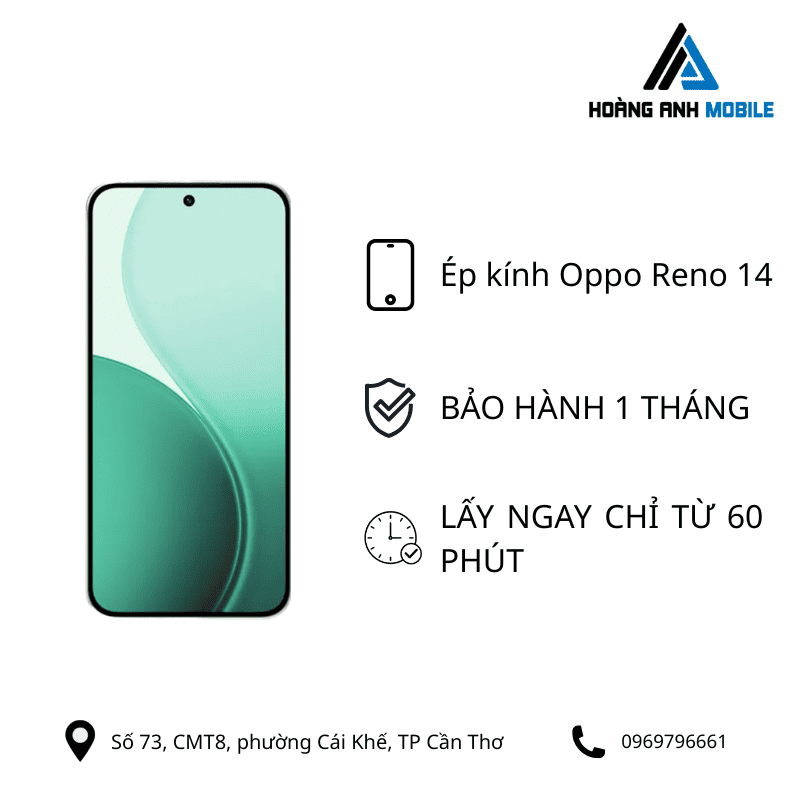 Ép kính Oppo Reno 14