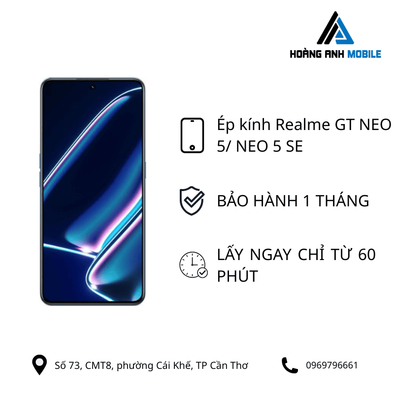 Ép kính Realme GT NEO 5/ NEO 5 SE