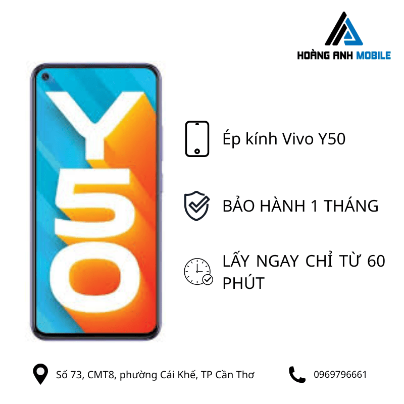 Ép kính Vivo Y50