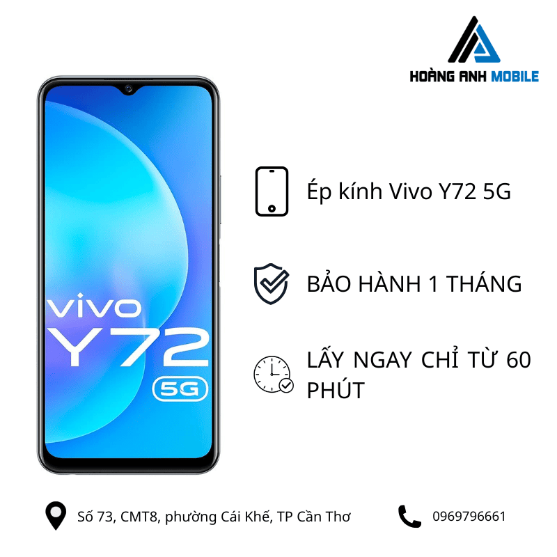 Ép kính Vivo Y72 5G