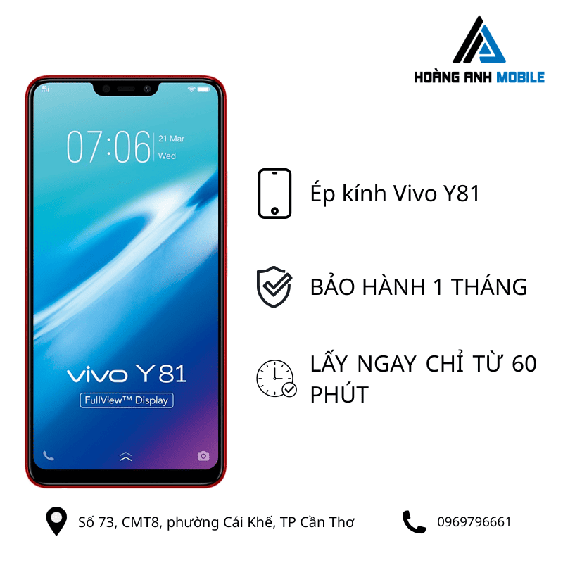 Ép kính Vivo Y81