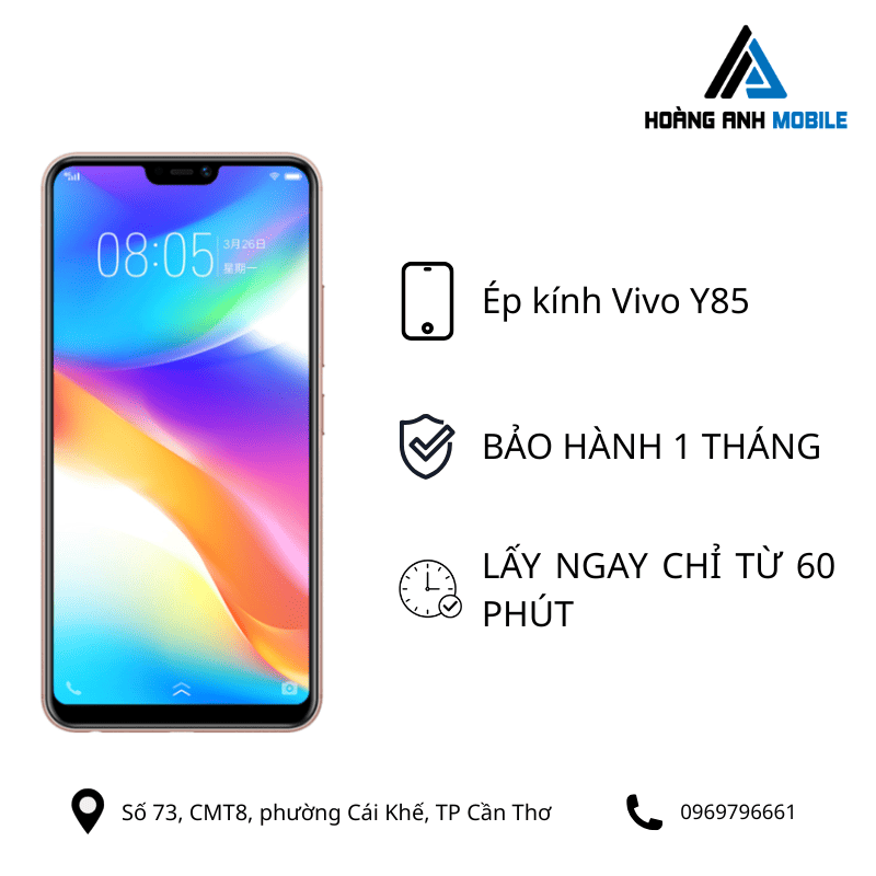 Ép kính Vivo Y85