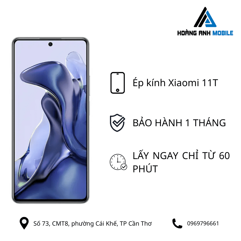 Ép kính Xiaomi 11T