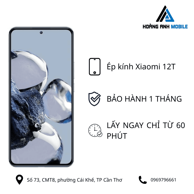 Ép kính Xiaomi 12T