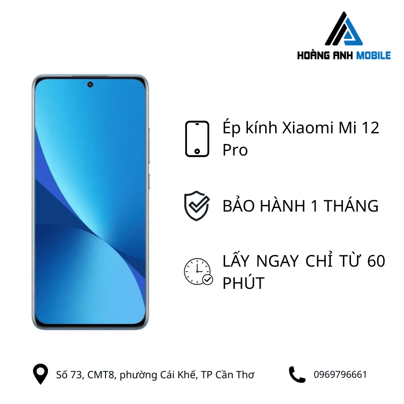Ép kính Xiaomi Mi 12 Pro