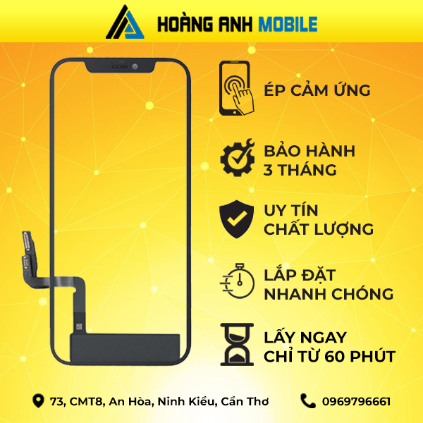 Ép cổ cảm ứng iPhone 13 Pro Max