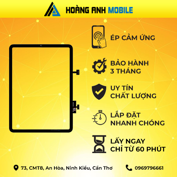 Ép cảm ứng iPad Air 4