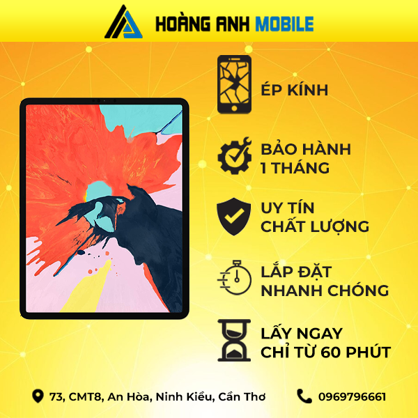 Ép kính iPad Pro 12.9 Gen 3 2018