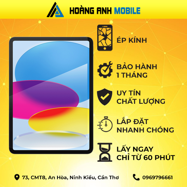 Ép kính iPad Gen 10