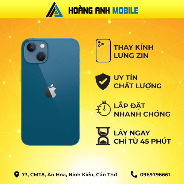 Thay Kính lưng iPhone 13 Mini