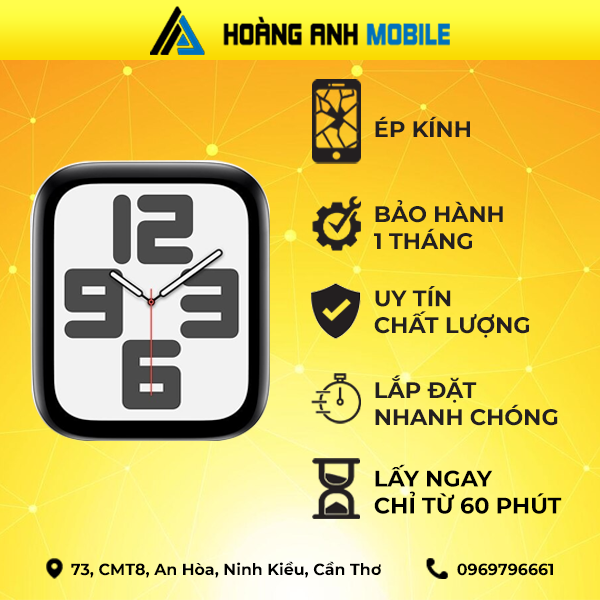 Ép kính Apple Watch SE