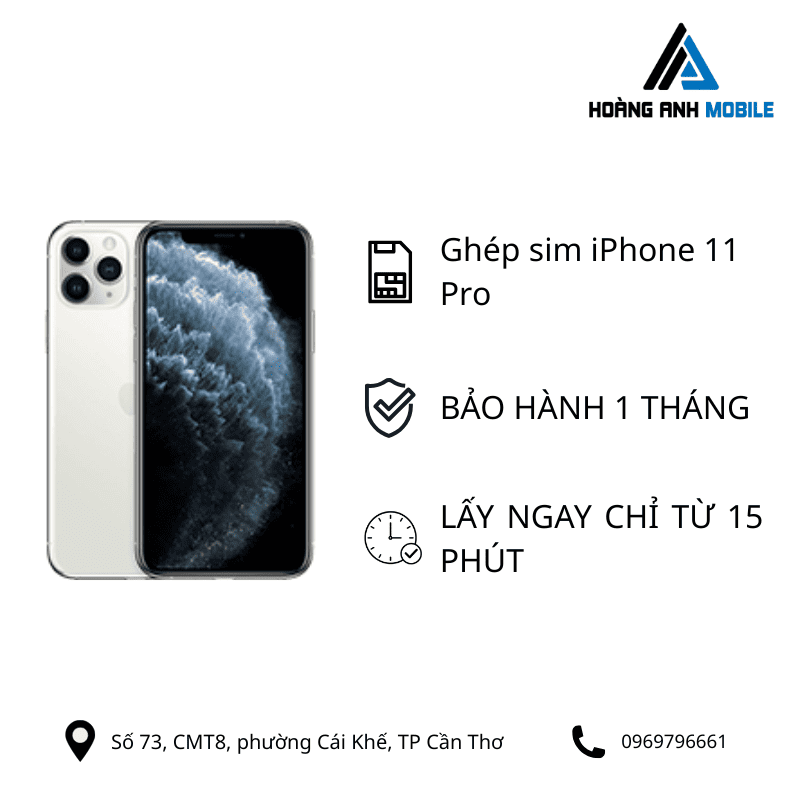 Ghép sim iPhone 11 Series