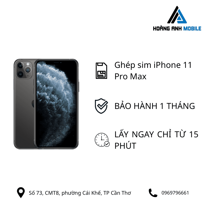 Ghép sim iPhone 11 Series