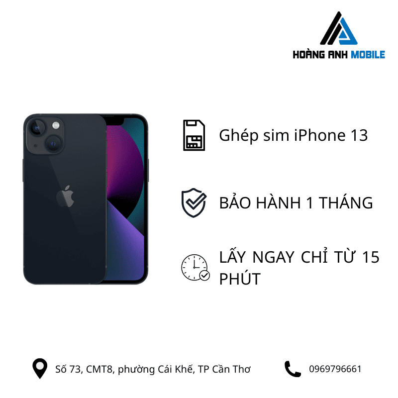 Ghép sim iPhone 13 Series