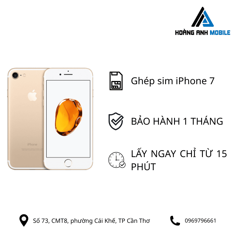 Ghép sim iPhone 7